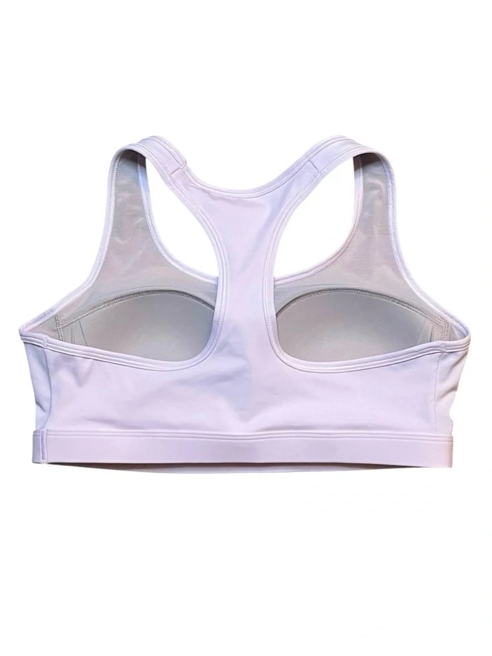 Nike Women’s XL Swoosh Medium Support Padded Racerback Sports Bra Pink Foam